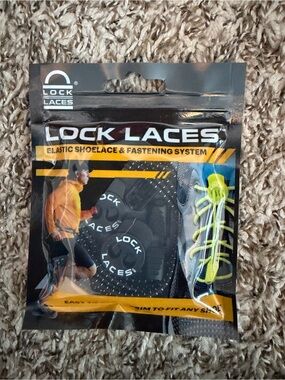 Lock Laces Elastic Shoelace & Fastening System - Black